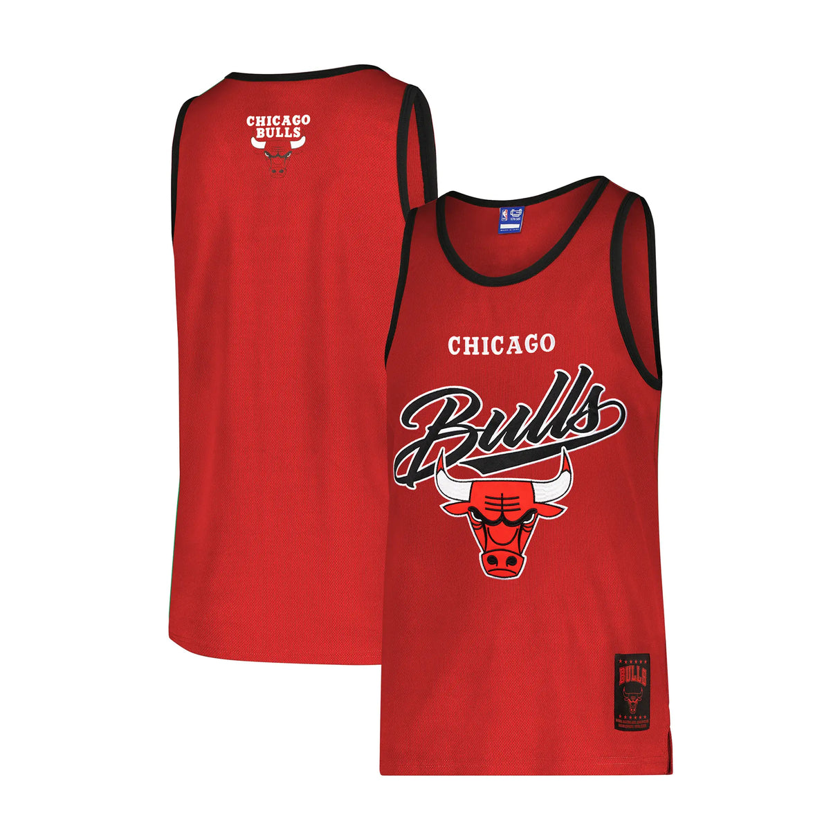 Ultra Game Men's NBA Official Tank Top Mesh Sleeveless Muscle T-Shirt | Chicago Bulls