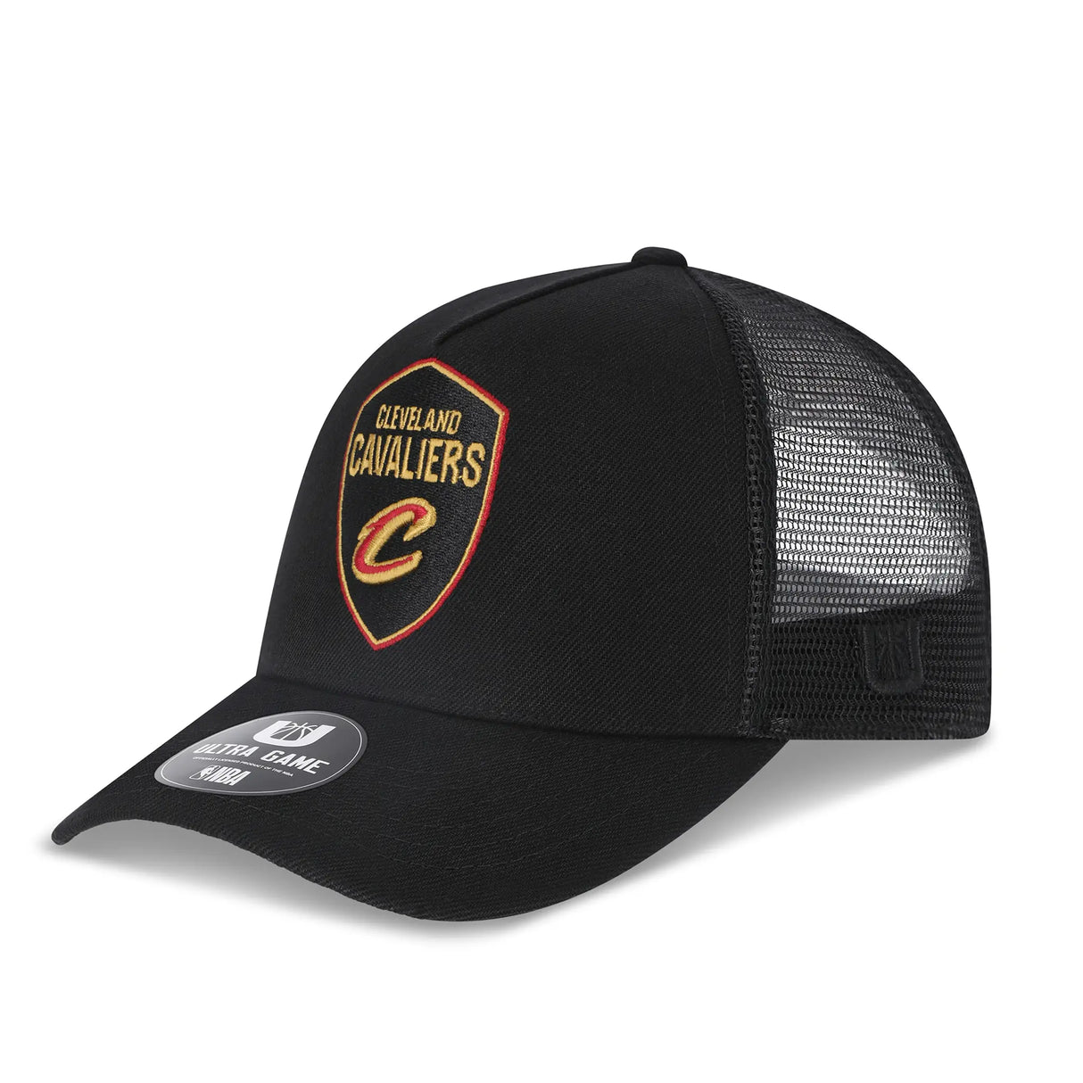 Ultra Game Men’s NBA Official Snap Back All Around The World Trucker Baseball Cap Hat | Cleveland Cavaliers