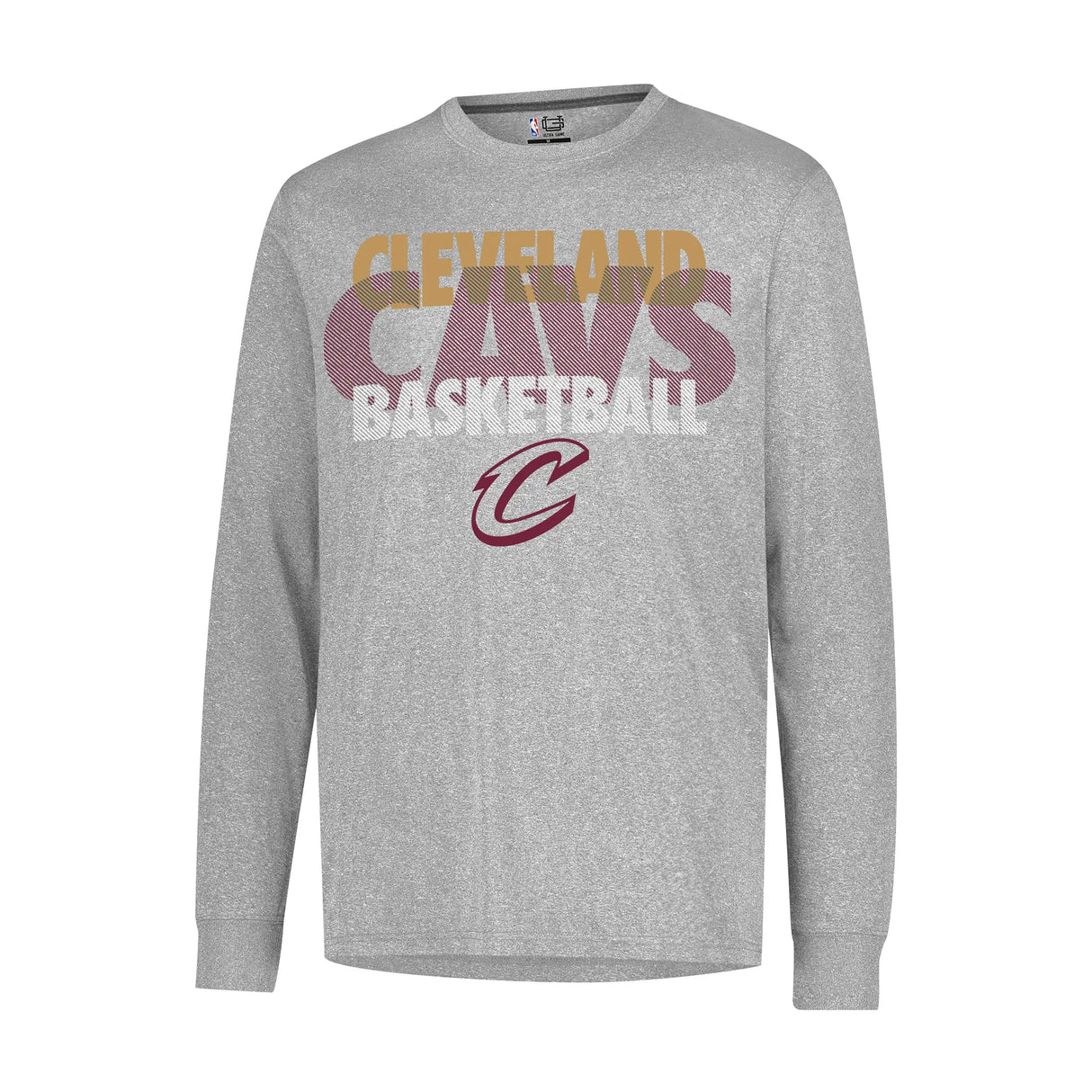 Ultra Game Men’s NBA Official Super Soft Supreme Long Sleeve T-Shirt | Cleveland Cavaliers