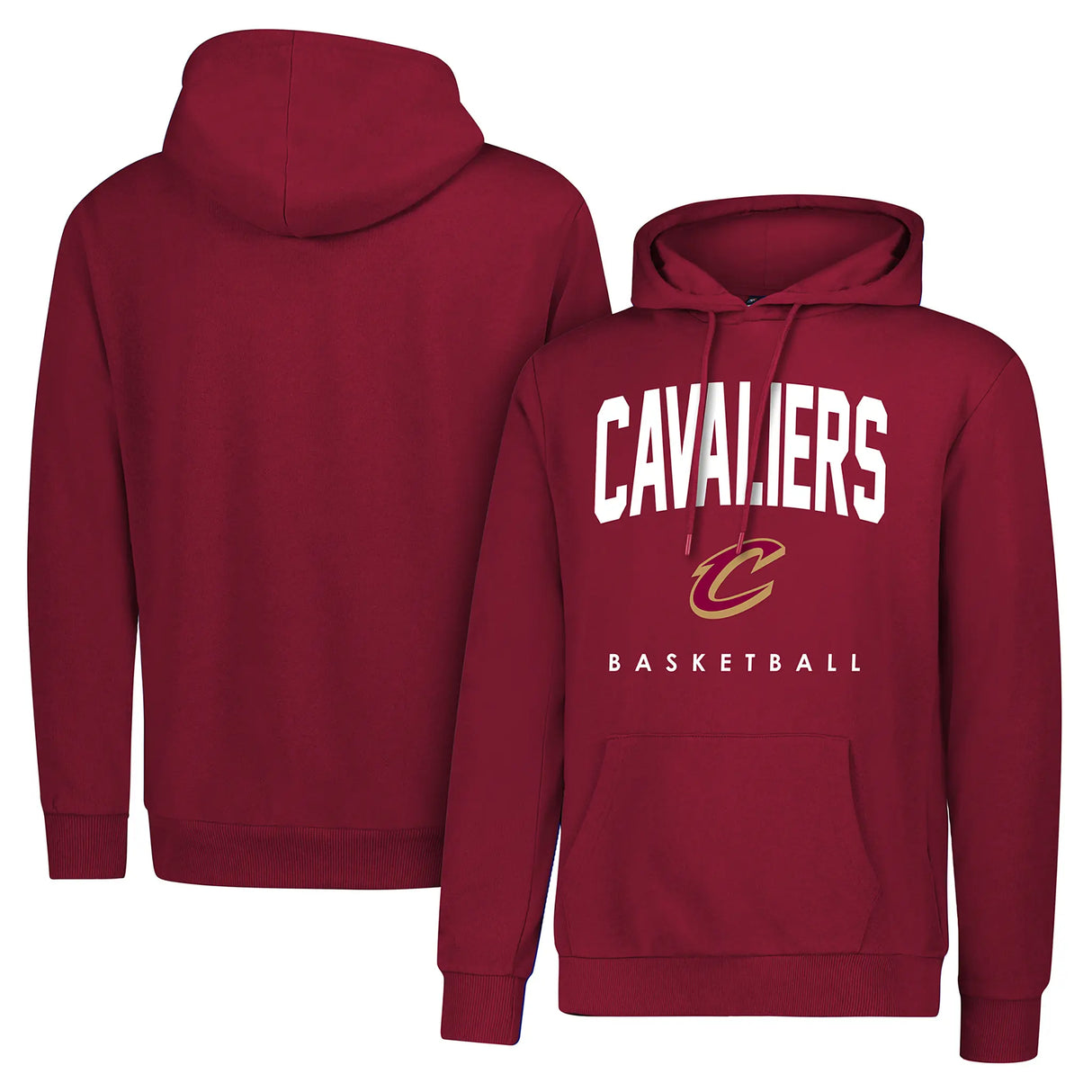 Ultra Game Men's NBA Official Super Soft Teamster Hoodie Sweatshirt | Cleveland Cavaliers