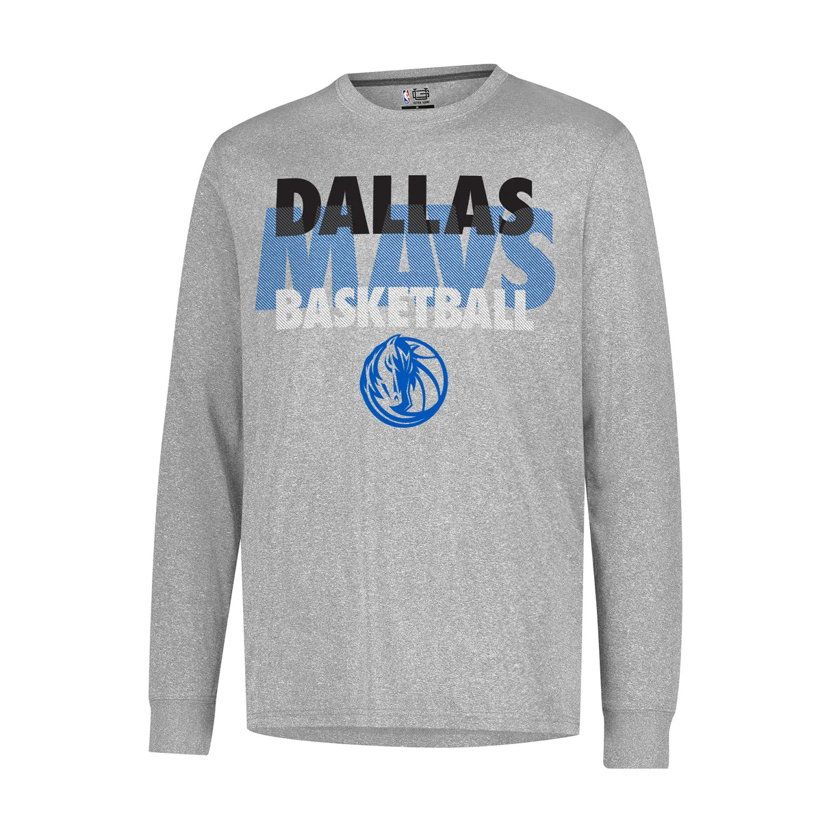 Ultra Game Men’s NBA Official Super Soft Supreme Long Sleeve T-Shirt | Dallas Mavericks