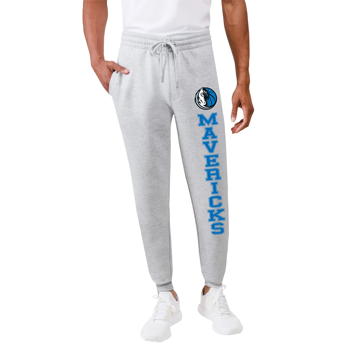 Ultra Game Men's NBA Official Super Soft Team Jogger Sweatpants | Dallas Mavericks