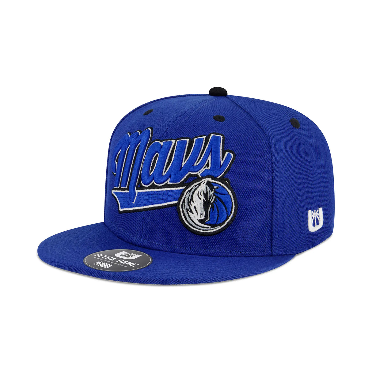 Ultra Game Men’s NBA Official Snap Back 3D Embroidered Team Logo Baseball Cap Hat | Dallas Mavericks