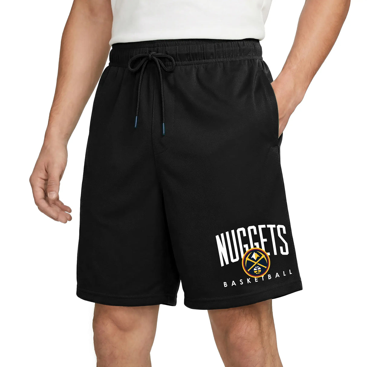 Ultra Game Men’s NBA Official Soft Air Mesh Teamster Basketball Shorts - Classic Fit | Denver Nuggets