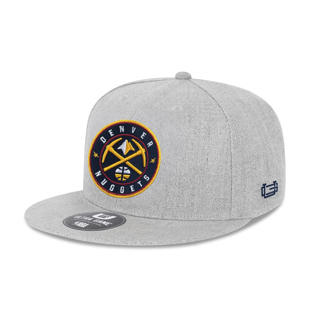 Ultra Game Men's NBA Official Twill Snap Back Ultimate Baseball Cap Hat | Denver Nuggets