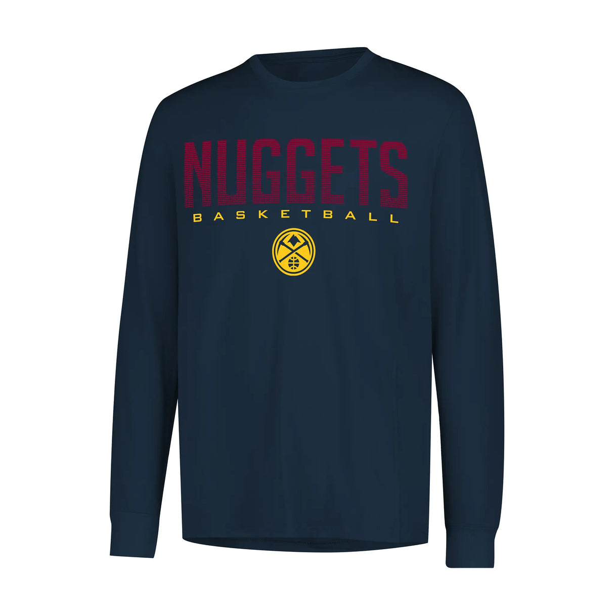 Ultra Game Men's NBA Official Super Soft Game Day Long Sleeve T-Shirt | Denver Nuggets