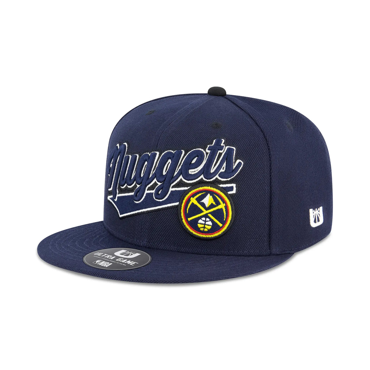 Ultra Game Men’s NBA Official Snap Back 3D Embroidered Team Logo Baseball Cap Hat | Denver Nuggets
