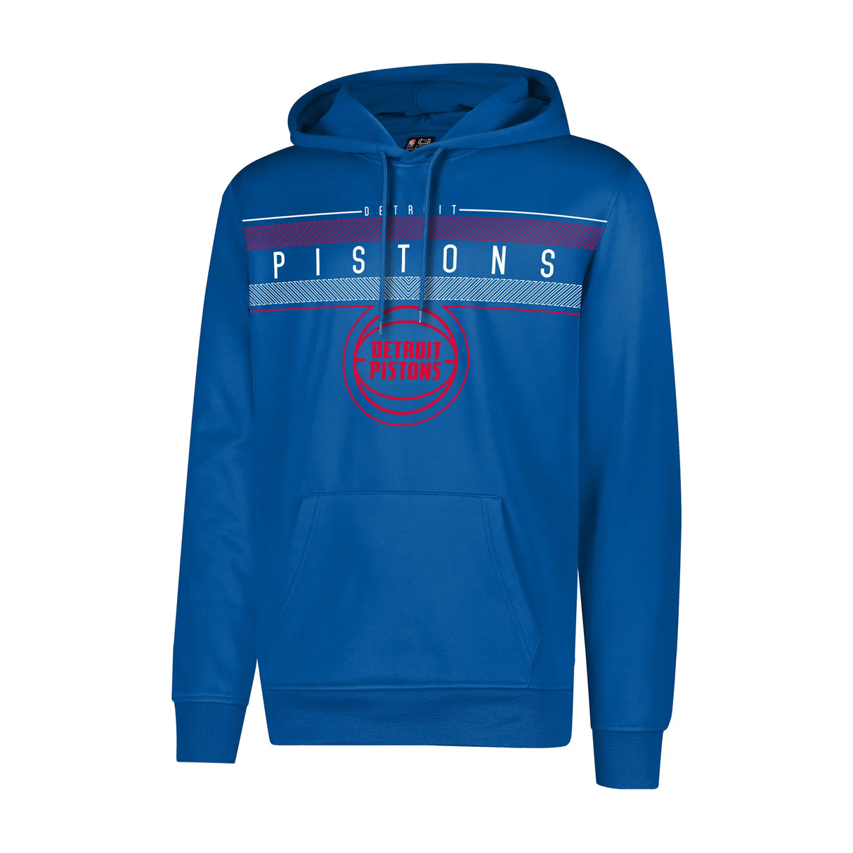 Ultra Game Men's NBA Official Super Soft Midtown Hoodie Sweatshirt | Detroit Pistons