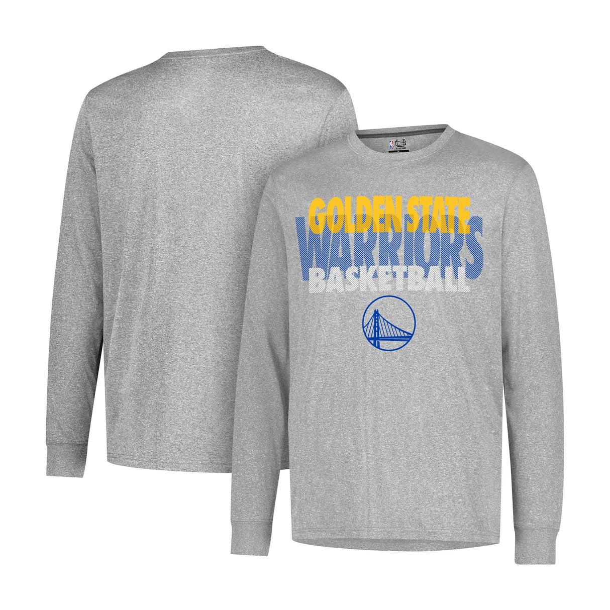 Ultra Game Men’s NBA Official Super Soft Supreme Long Sleeve T-Shirt | Golden State Warriors