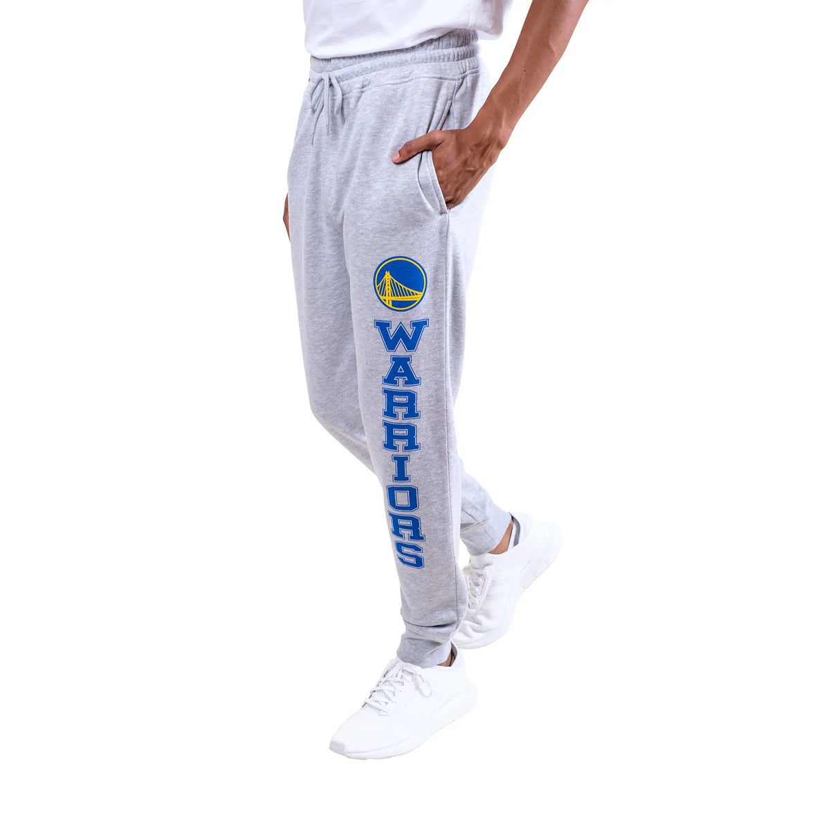 Ultra Game Men's NBA Official Super Soft Team Jogger Sweatpants | Golden State Warriors