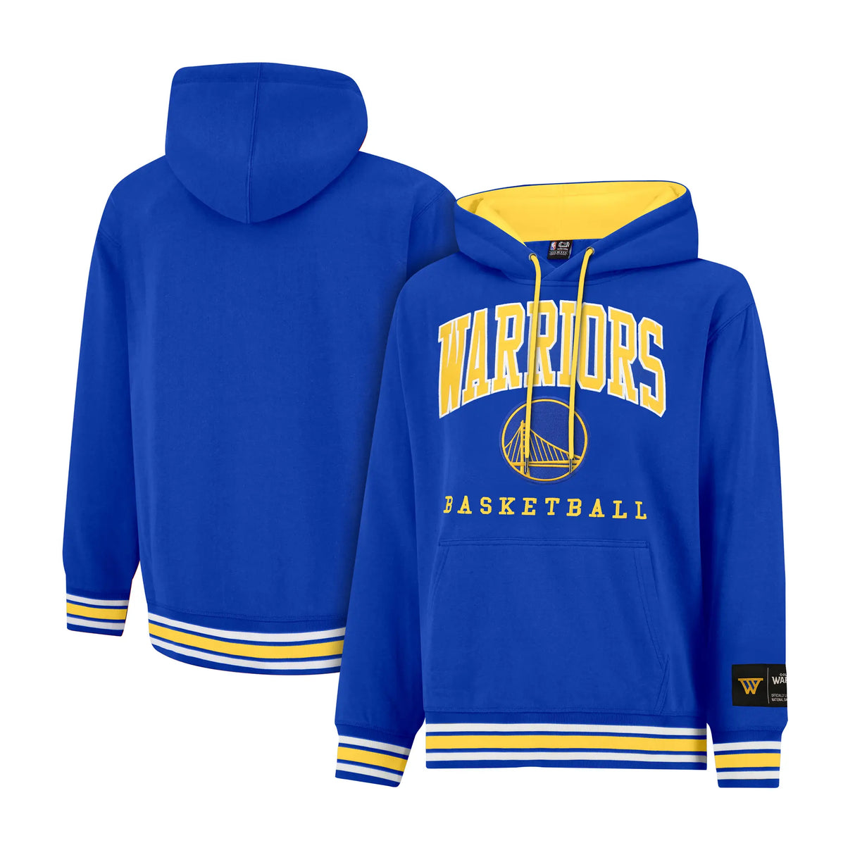 Ultra Game Mens NBA Official Premium Quality MVP Hoodie Sweatshirt | Golden State Warriors