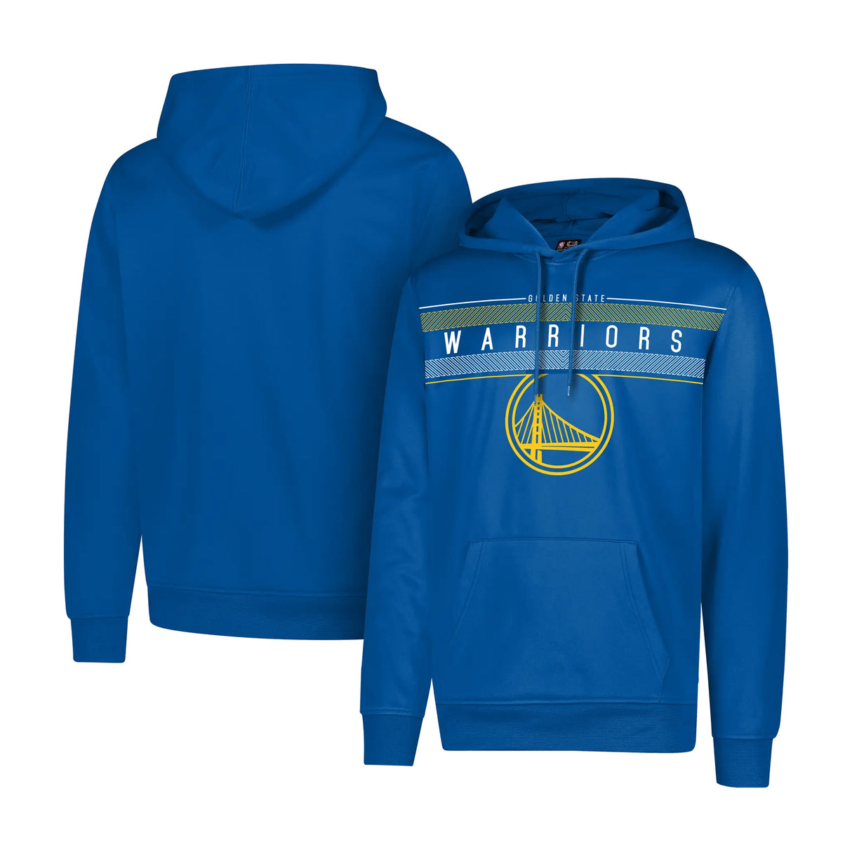 Ultra Game Men's NBA Official Super Soft Midtown Hoodie Sweatshirt | Golden State Warriors