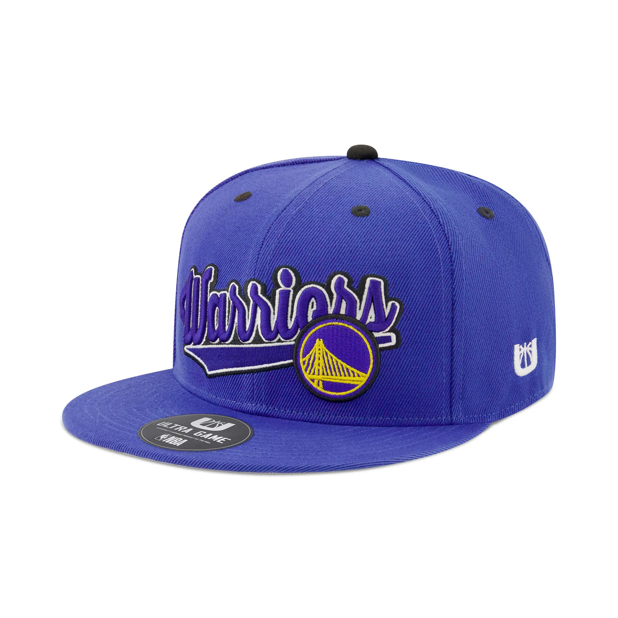 Ultra Game Men’s NBA Official Snap Back 3D Embroidered Team Logo Baseball Cap Hat | Golden State Warriors