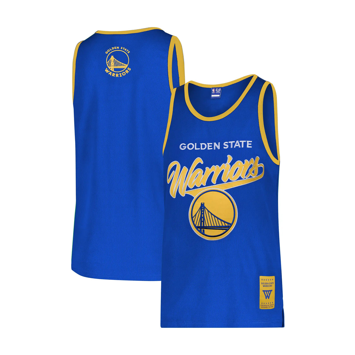 Ultra Game Men's NBA Official Tank Top Mesh Sleeveless Muscle T-Shirt | Golden State Warriors