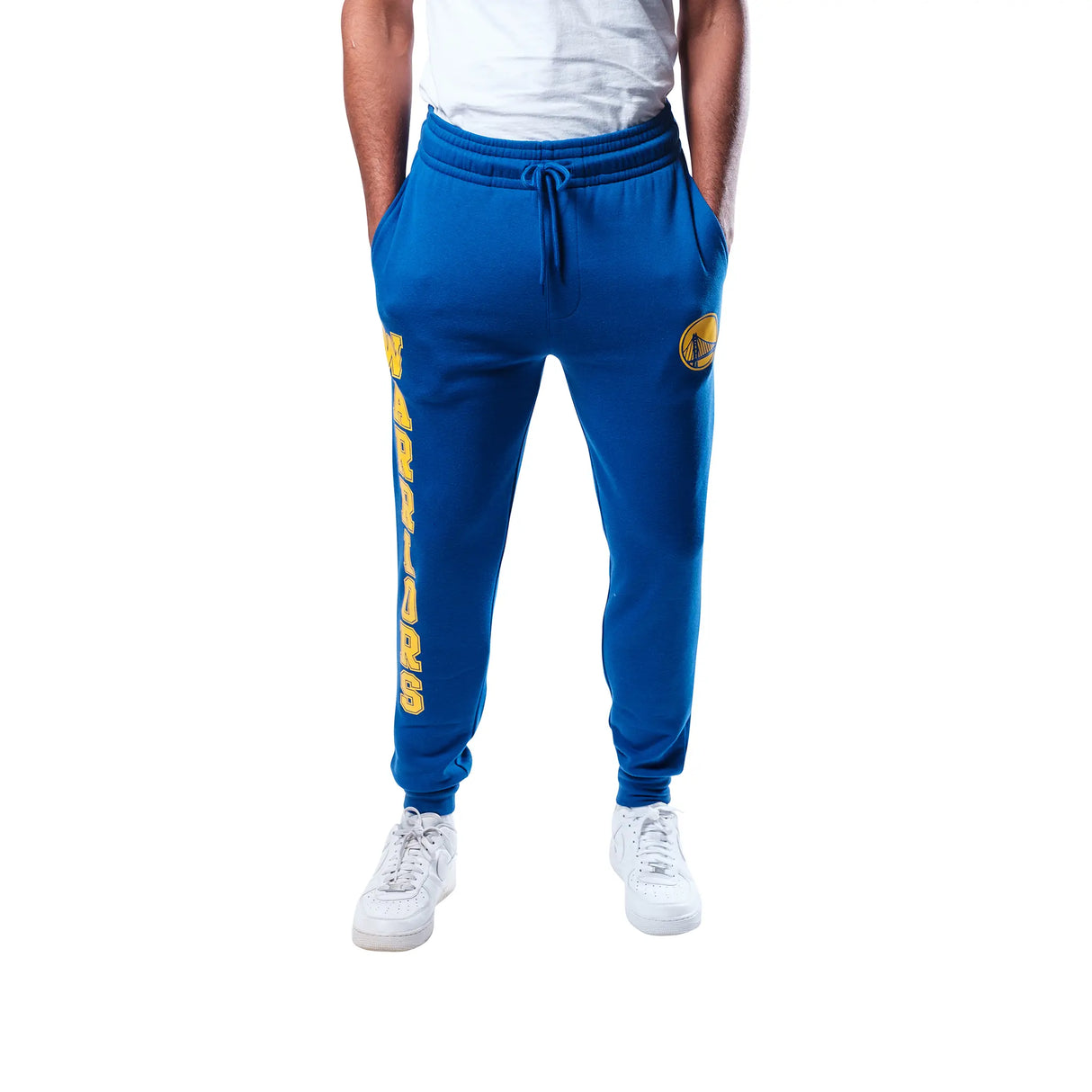 Ultra Game Men's NBA Official Super Soft Team Jogger Sweatpants | Golden State Warriors