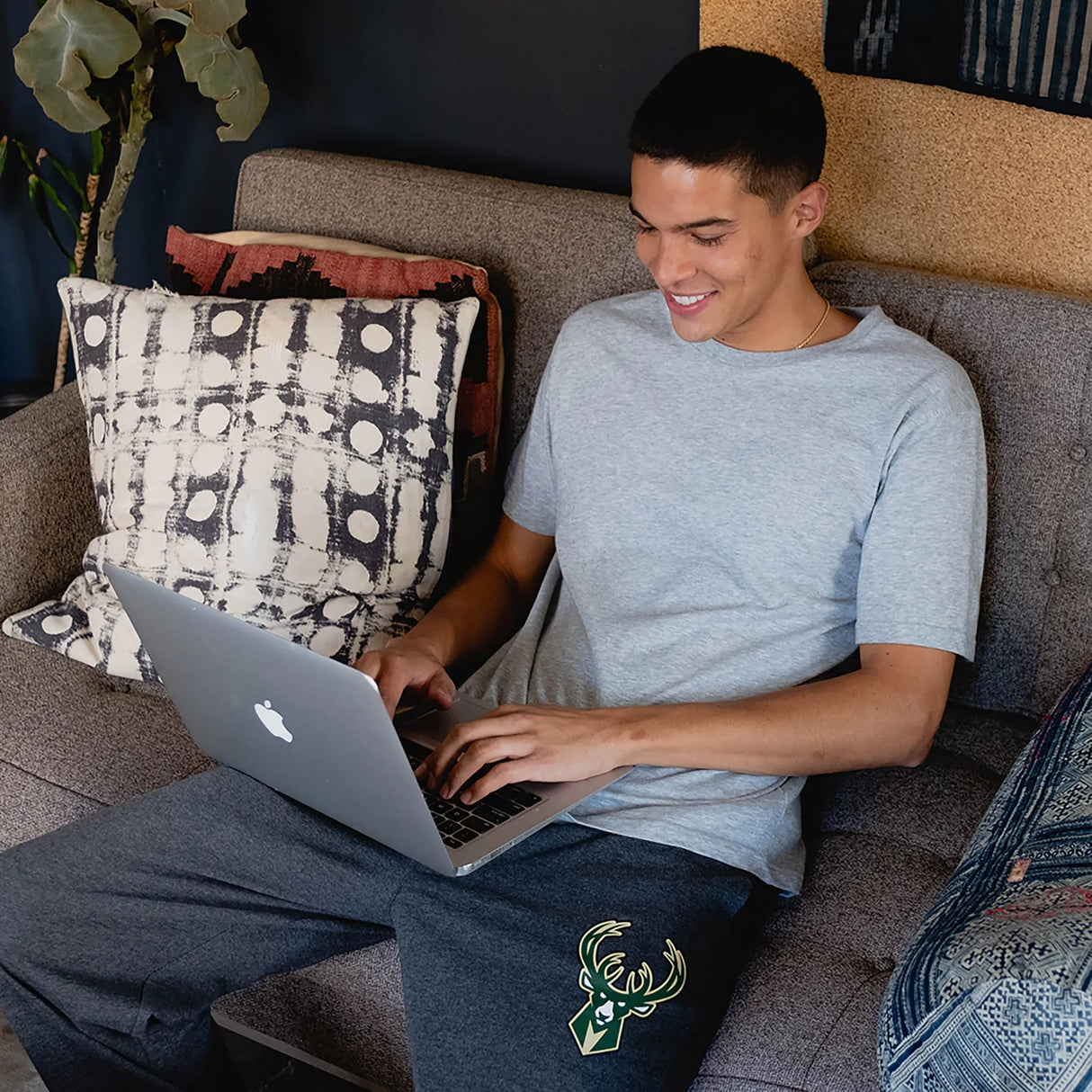 Ultra Game Men's NBA Official Sleepwear Super Soft Pajama Loungewear Pants | Boston Celtics