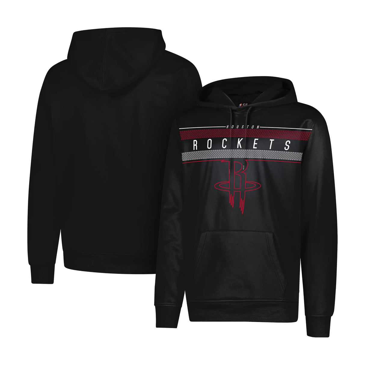 Ultra Game Men's NBA Official Super Soft Midtown Hoodie Sweatshirt | Houston Rockets