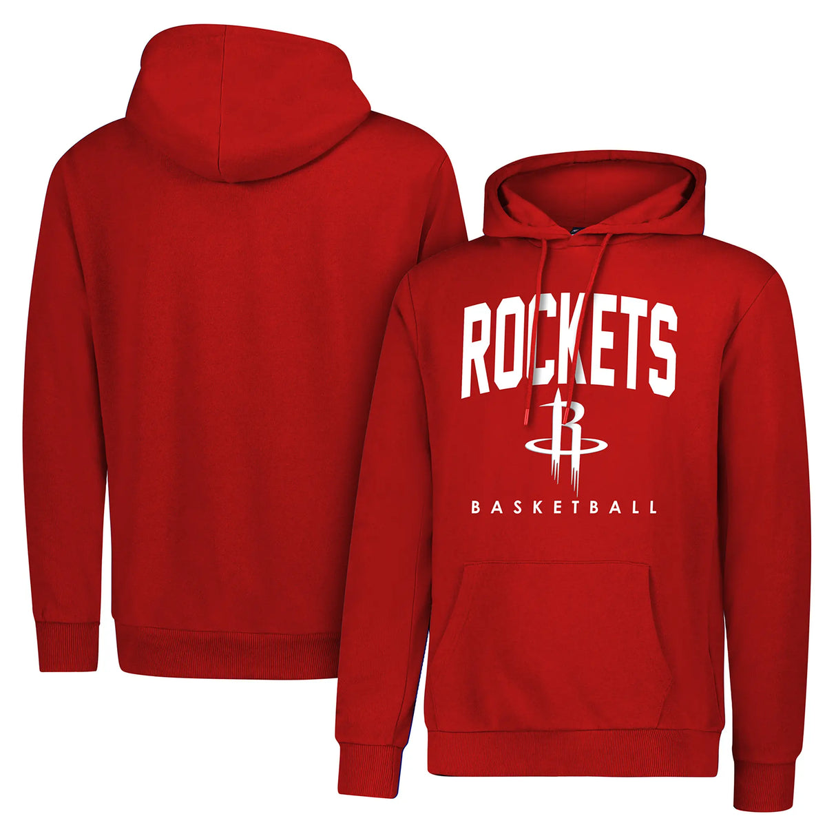 Ultra Game Men's NBA Official Super Soft Teamster Hoodie Sweatshirt | Houston Rockets