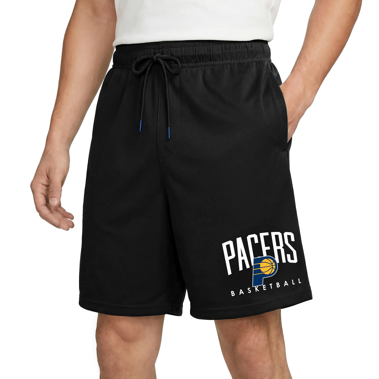 Ultra Game Men’s NBA Official Soft Air Mesh Teamster Basketball Shorts - Classic Fit | Indiana Pacers
