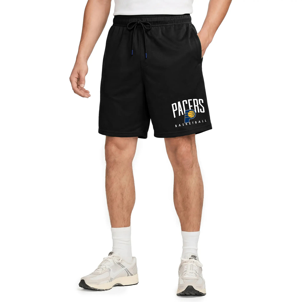 Ultra Game Men’s NBA Official Soft Air Mesh Teamster Basketball Shorts - Classic Fit | Indiana Pacers