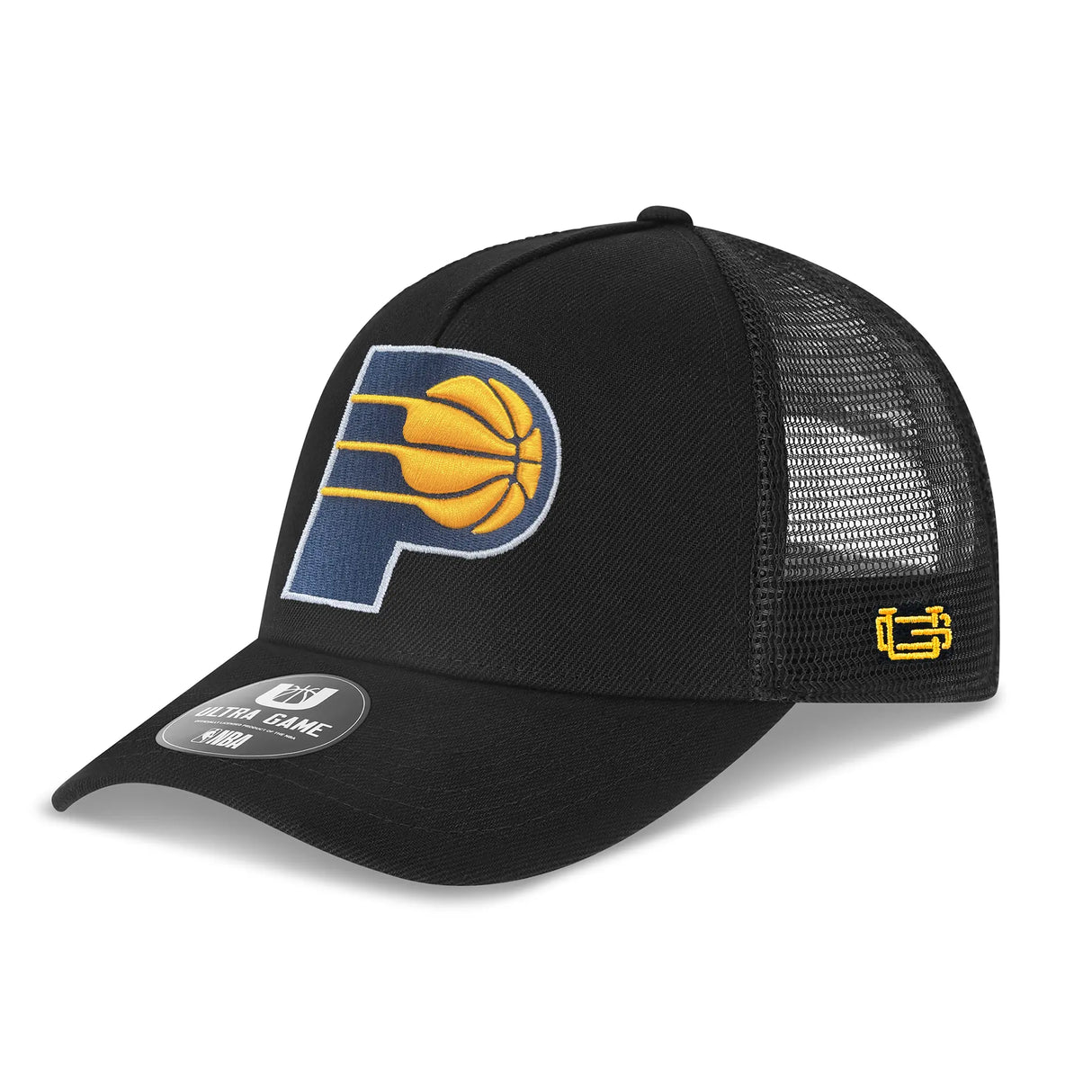 Ultra Game Men’s NBA Official Snap Back All Around The World Trucker Baseball Cap Hat | Indiana Pacers