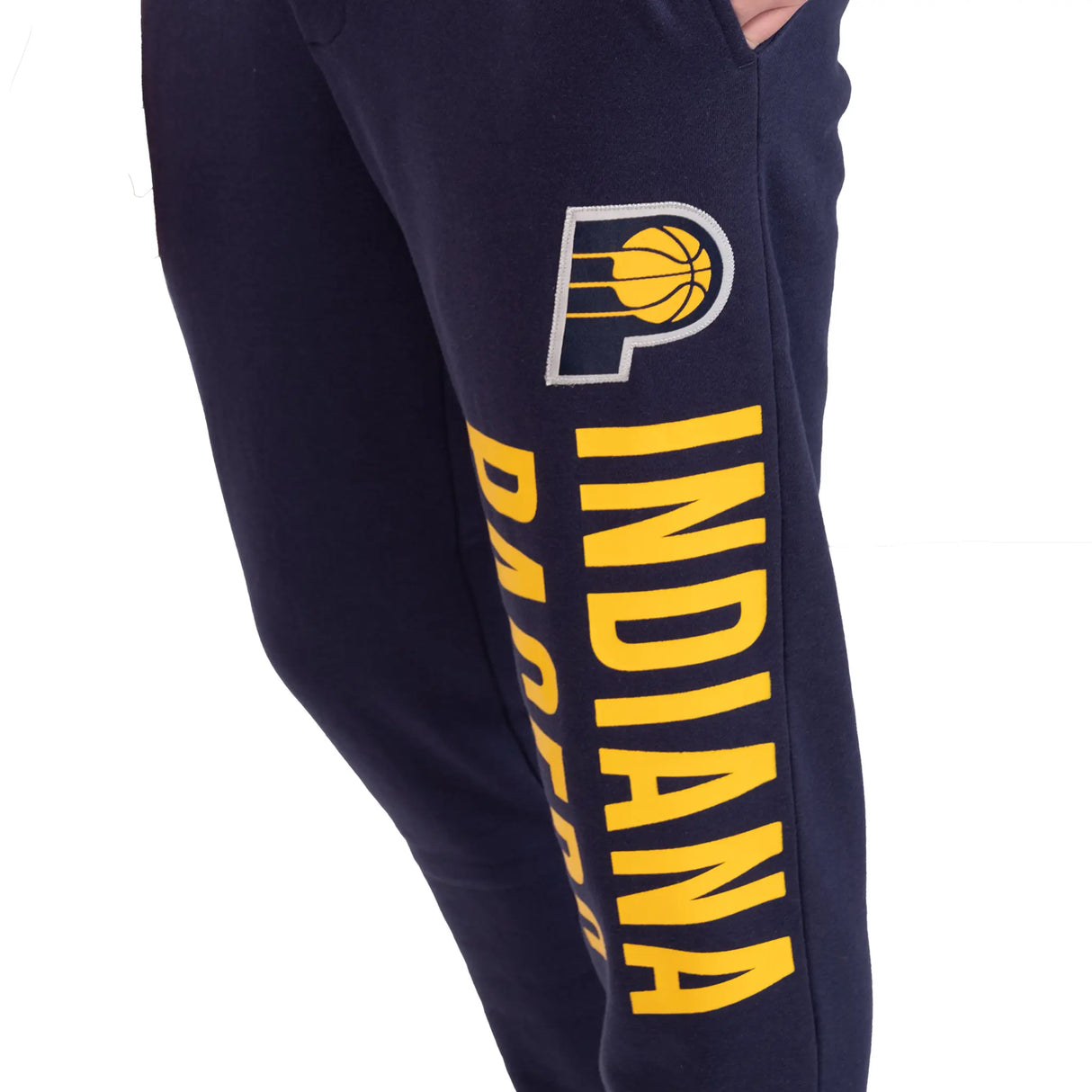 Ultra Game Men's NBA Official Super Soft Team Jogger Sweatpants | Indiana Pacers