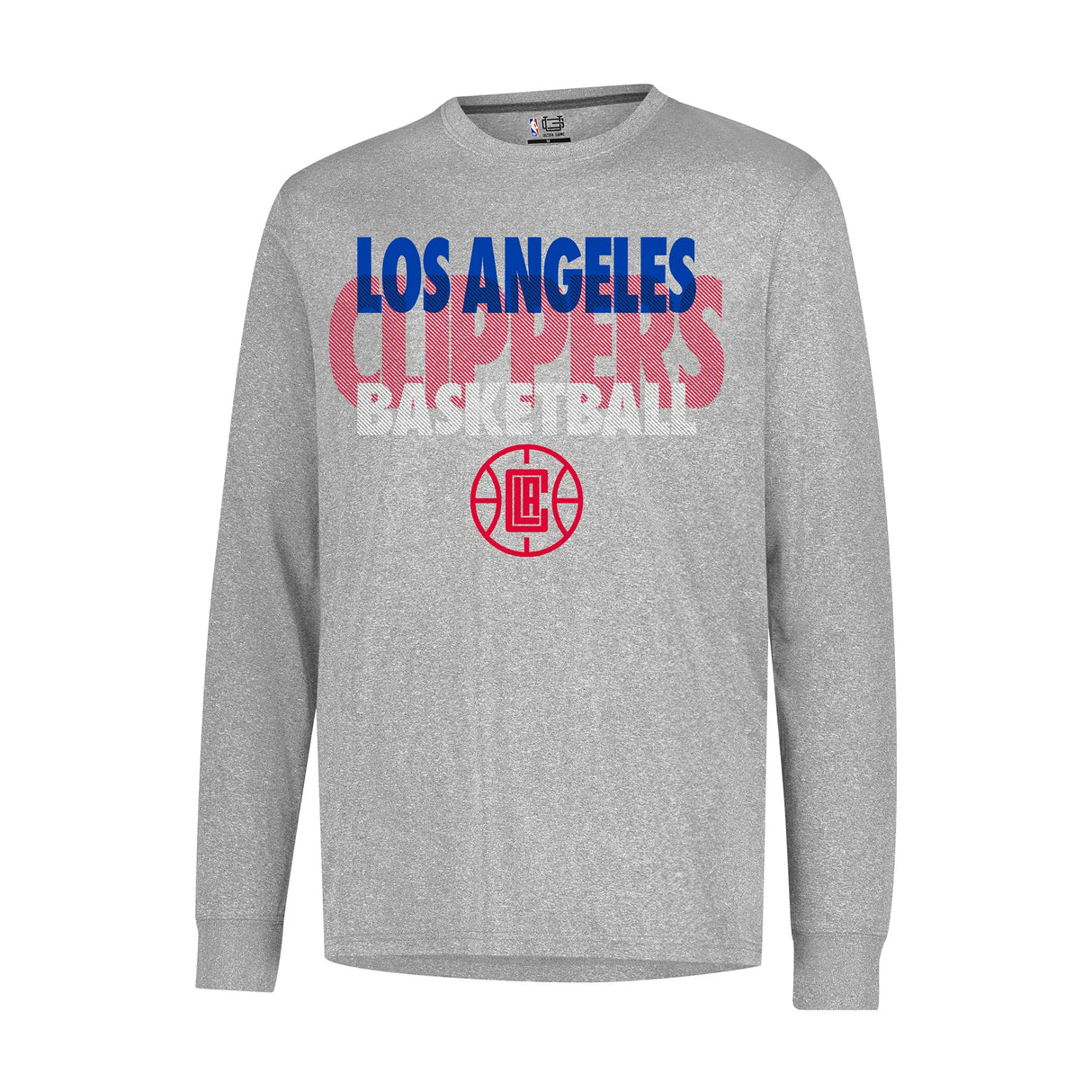 Ultra Game Men’s NBA Official Super Soft Supreme Long Sleeve T-Shirt | Los Angeles Clippers