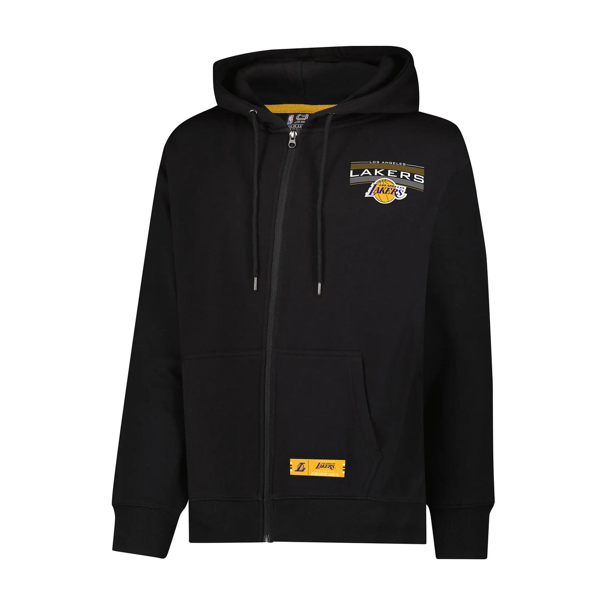 Ultra Game Men's NBA Official Super Soft Driver Full Zip Hoodie Jacket Sweatshirt | Los Angeles Lakers