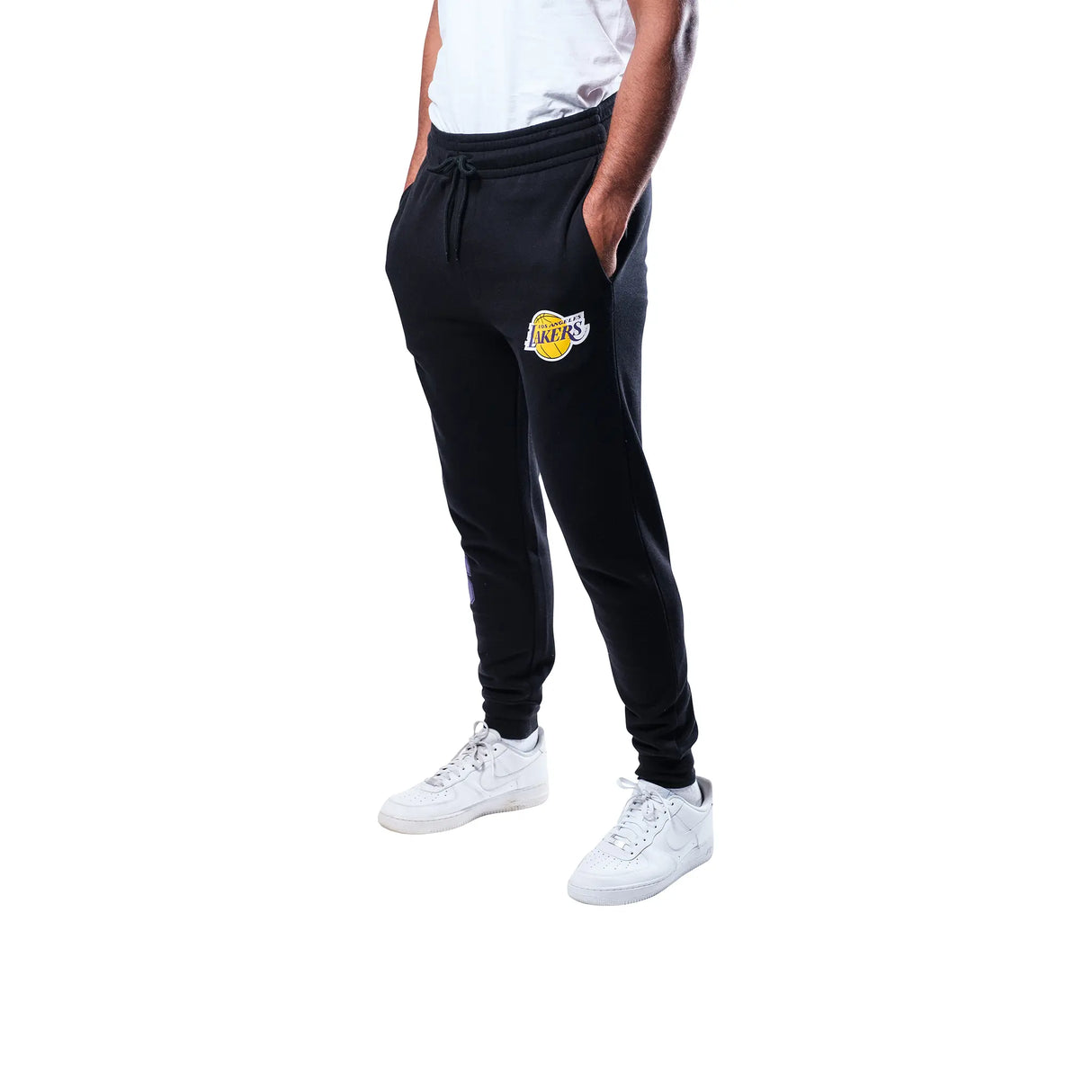 Ultra Game Men's NBA Official Super Soft Team Jogger Sweatpants | Los Angeles Lakers