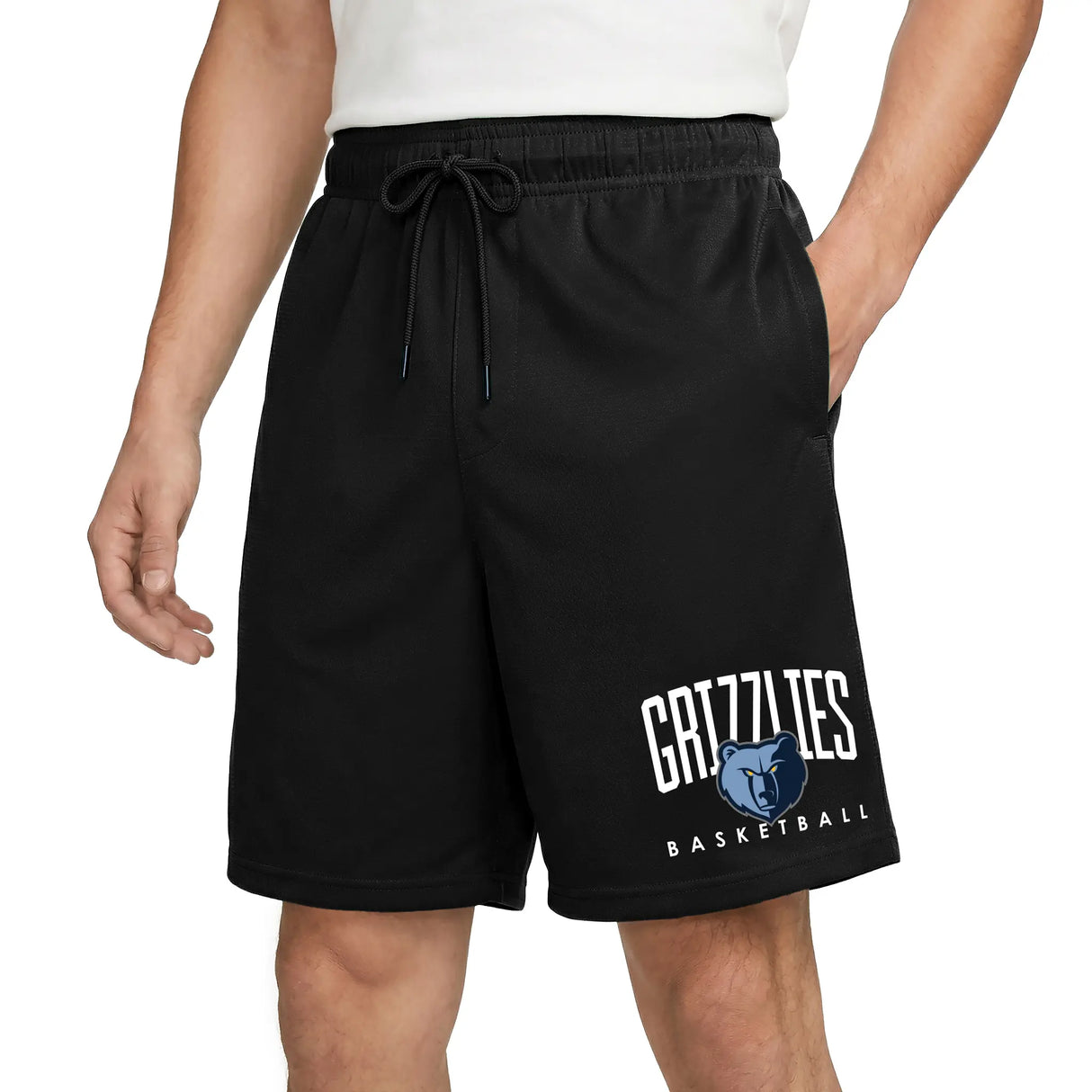 Ultra Game Men’s NBA Official Soft Air Mesh Teamster Basketball Shorts - Classic Fit | Memphis Grizzlies