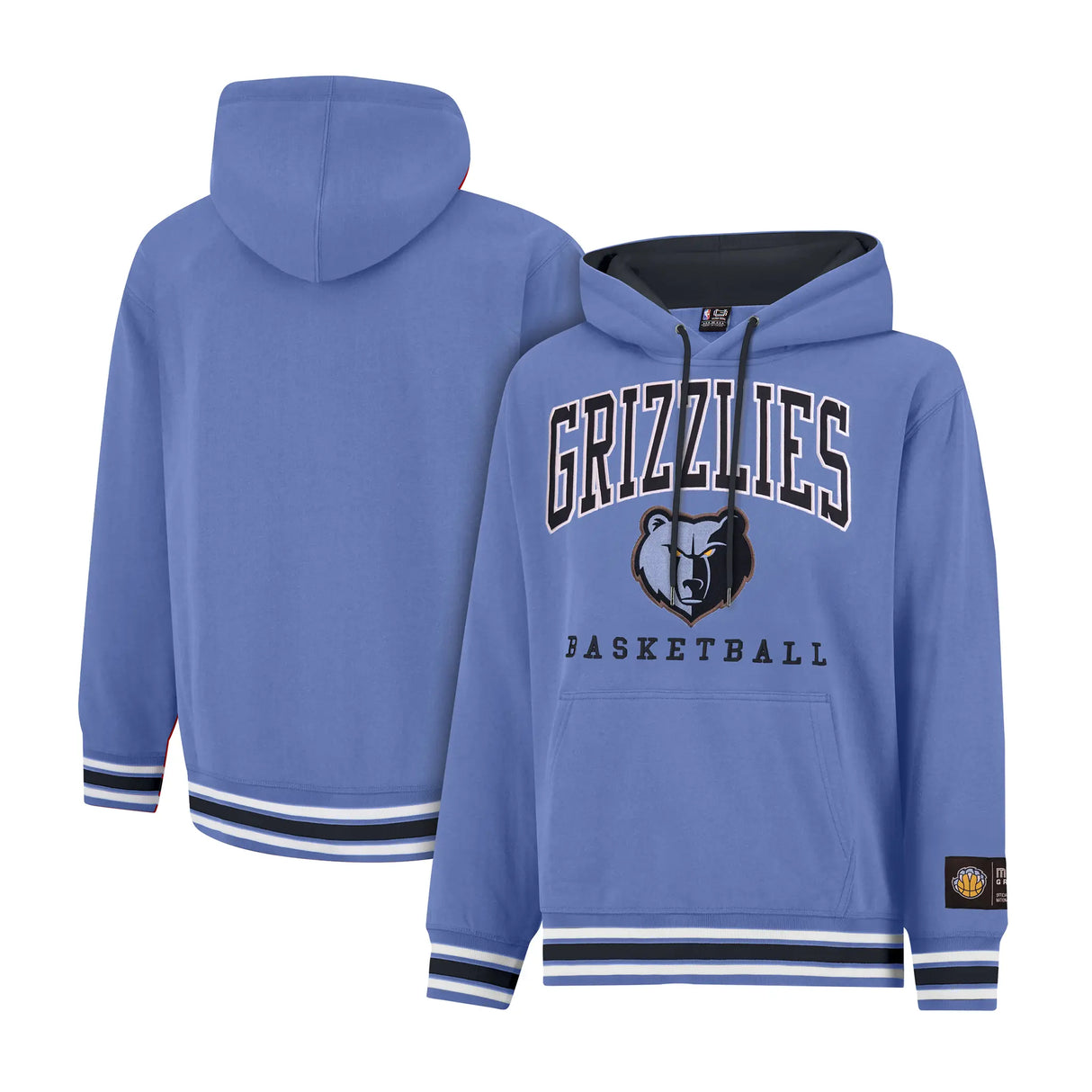 Ultra Game Mens NBA Official Premium Quality MVP Hoodie Sweatshirt | Memphis Grizzlies