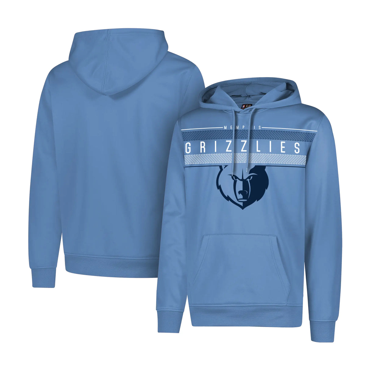 Ultra Game Men's NBA Official Super Soft Midtown Hoodie Sweatshirt | Memphis Grizzlies