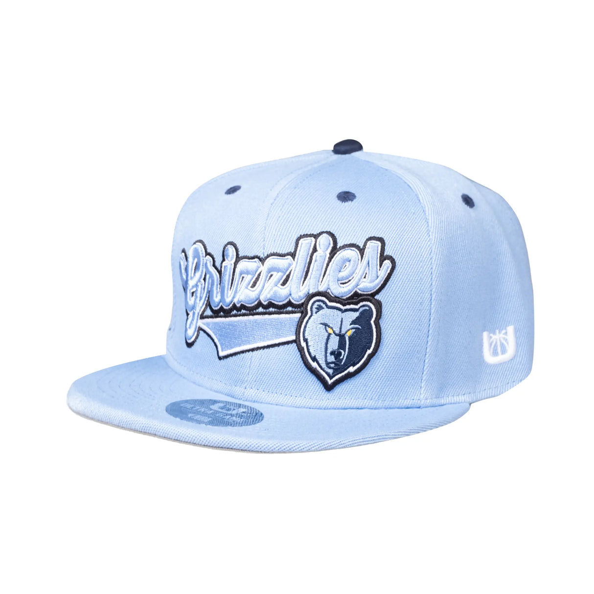 Ultra Game Men’s NBA Official Snap Back 3D Embroidered Team Logo Baseball Cap Hat | Memphis Grizzlies