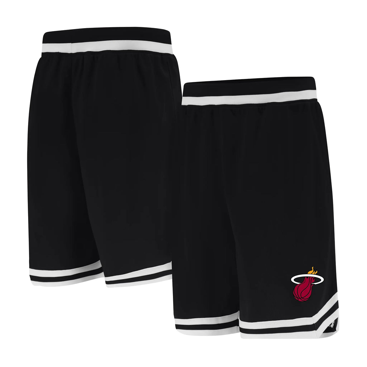 Ultra Game Men's NBA Official Soft Air Mesh Ultimate Basketball Shorts-Classic Fit | Miami Heat