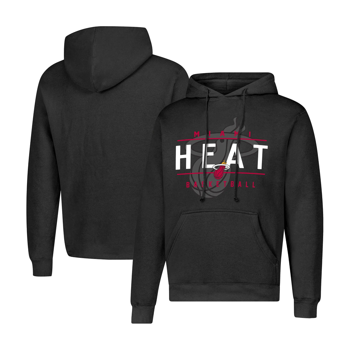Ultra Game Men's NBA Official Super Soft Get Right Hoodie Sweatshirt | Miami Heat