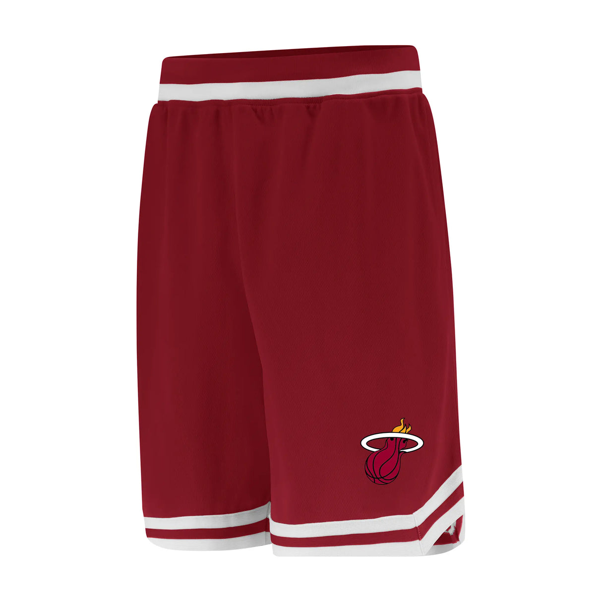 Ultra Game Men's NBA Official Soft Air Mesh Ultimate Basketball Shorts-Classic Fit | Miami Heat