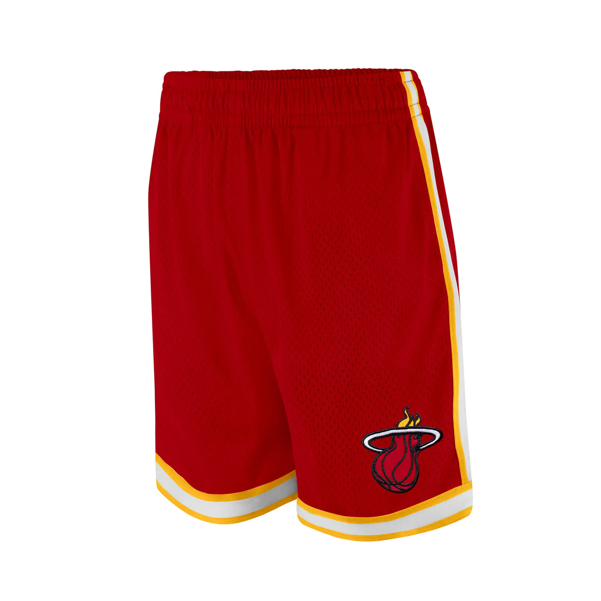 Ultra Game Men's NBA Official Supremely Soft Air Mesh Basketball Shorts - Classic Fit | Miami Heat