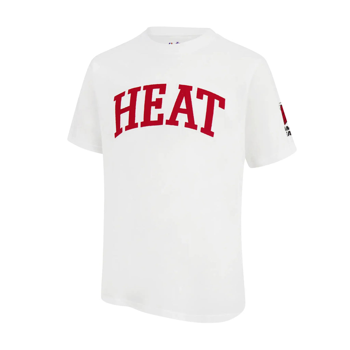 Ultra Game Men's NBA Official Embroidered Letters Super Soft T-Shirt | Miami Heat