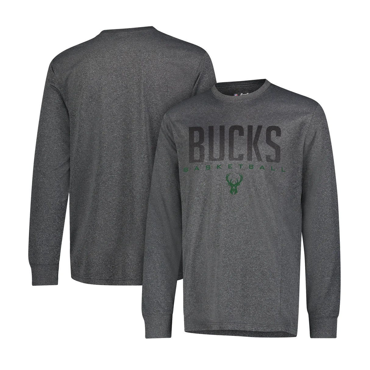 Ultra Game Men's NBA Official Super Soft Game Day Long Sleeve T-Shirt | Milwaukee Bucks