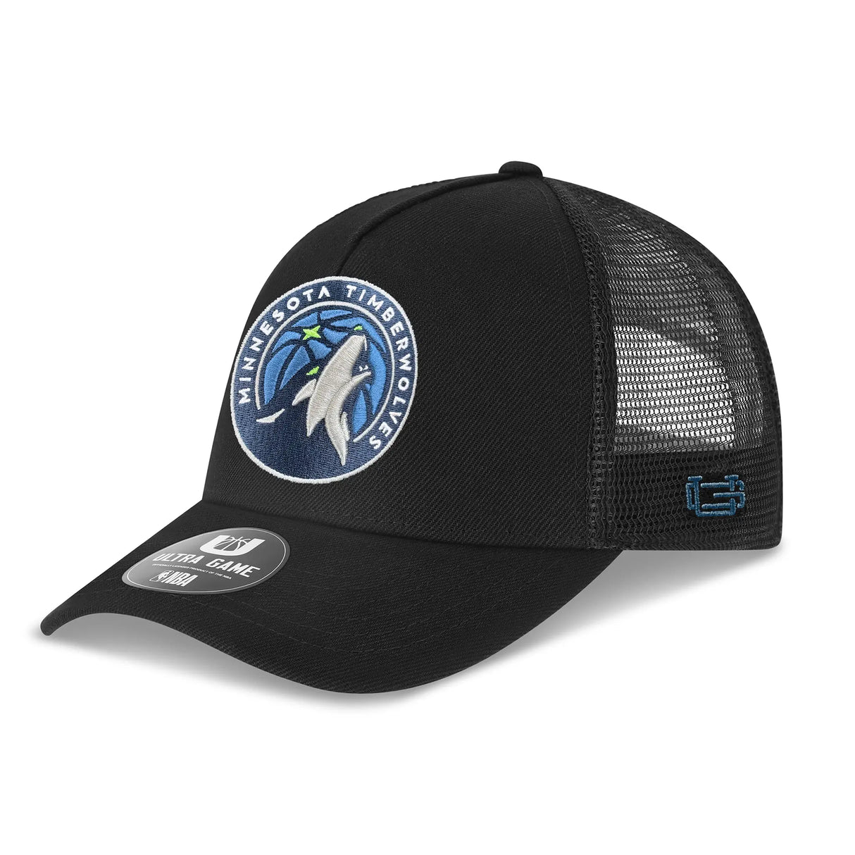 Ultra Game Men’s NBA Official Snap Back All Around The World Trucker Baseball Cap Hat | Minnesota Timberwolves