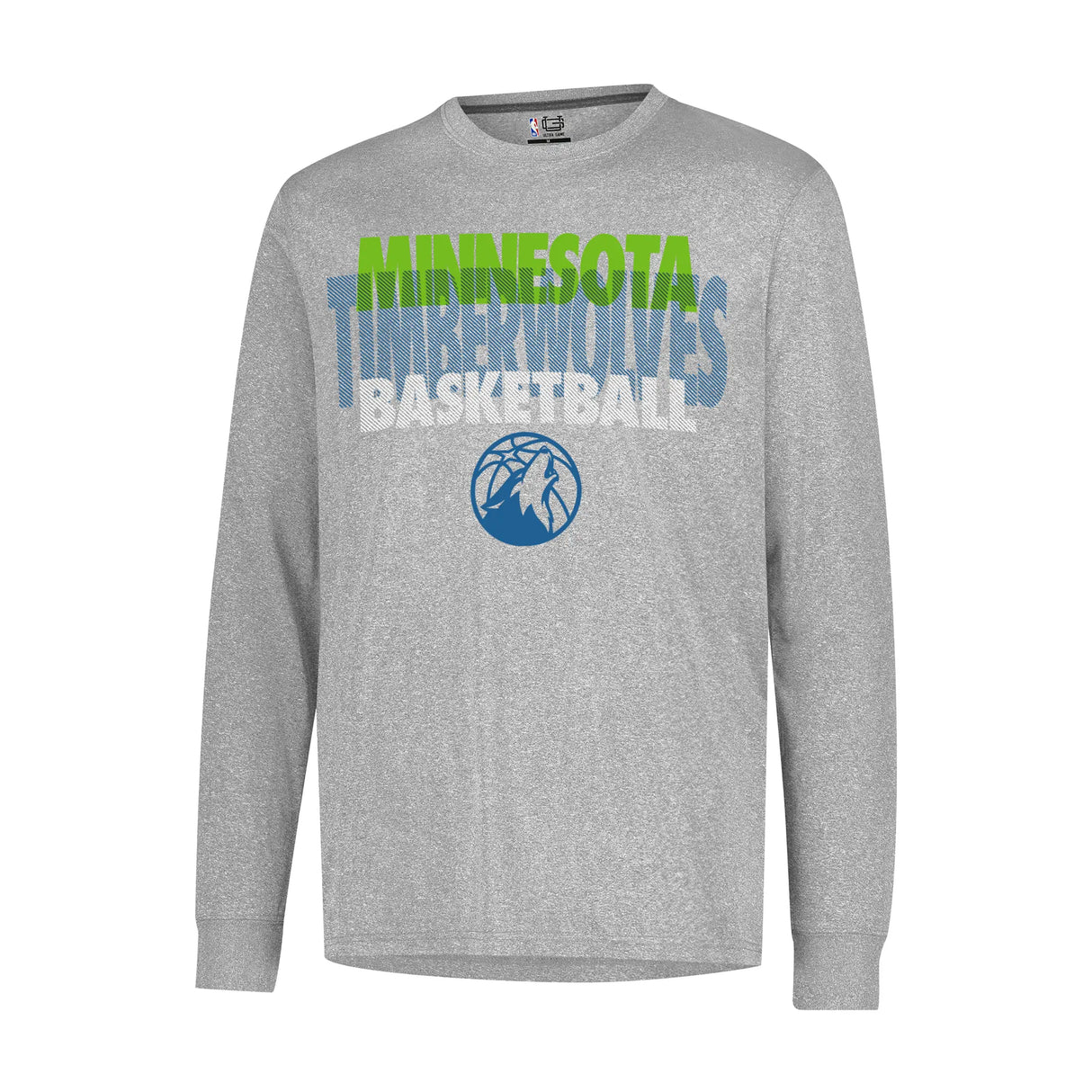 Ultra Game Men’s NBA Official Super Soft Supreme Long Sleeve T-Shirt | Minnesota Timberwolves