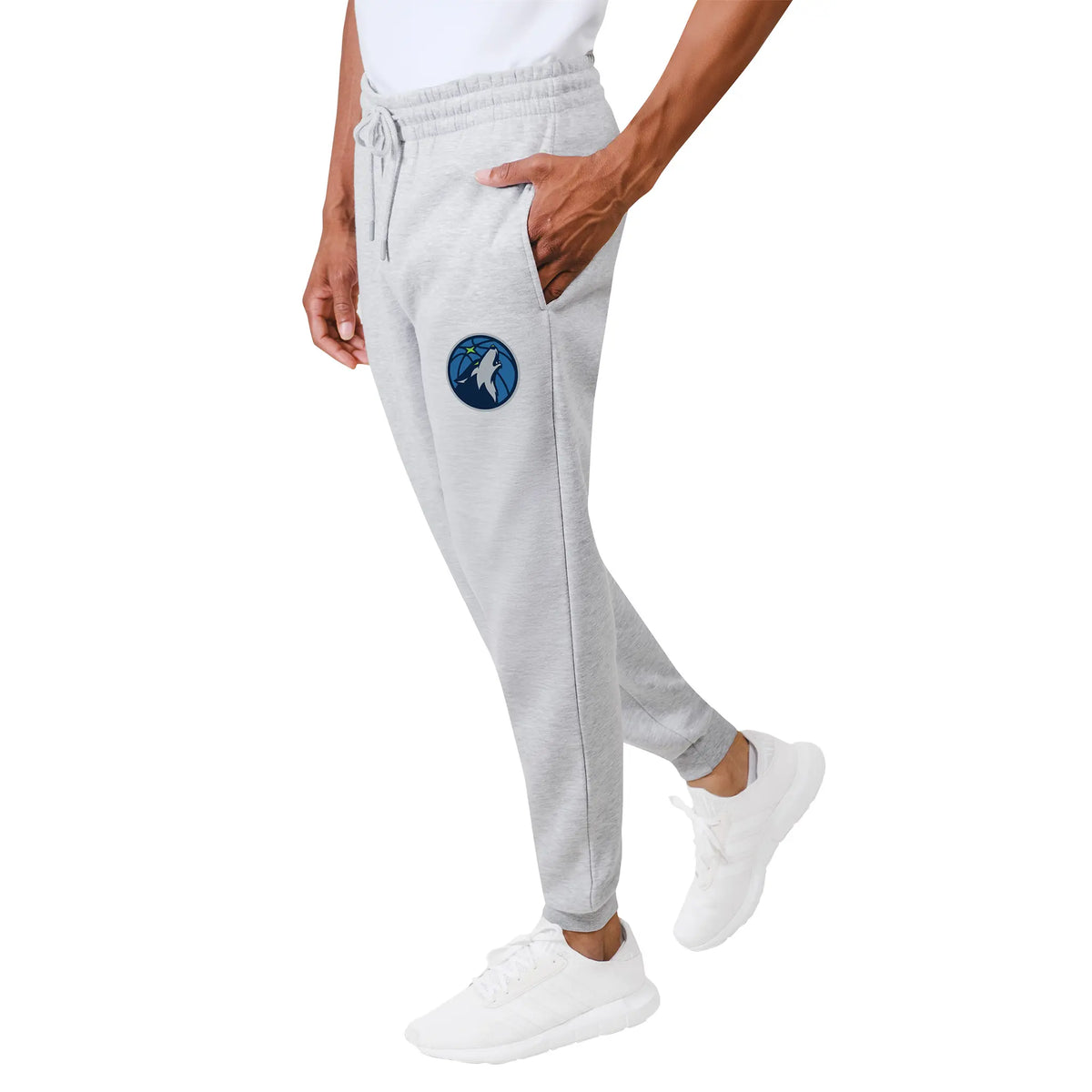 Ultra Game Men's NBA Official Super Soft Team Jogger Sweatpants | Minnesota Timberwolves