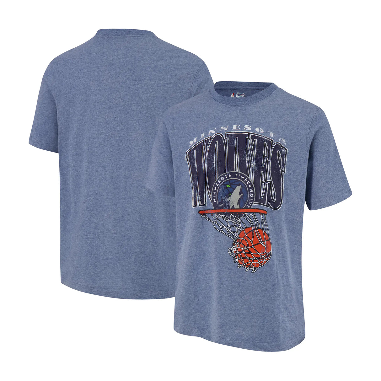 Ultra Game Men's NBA Official Hoops Short Sleeve T-Shirt | Minnesota Timberwolves