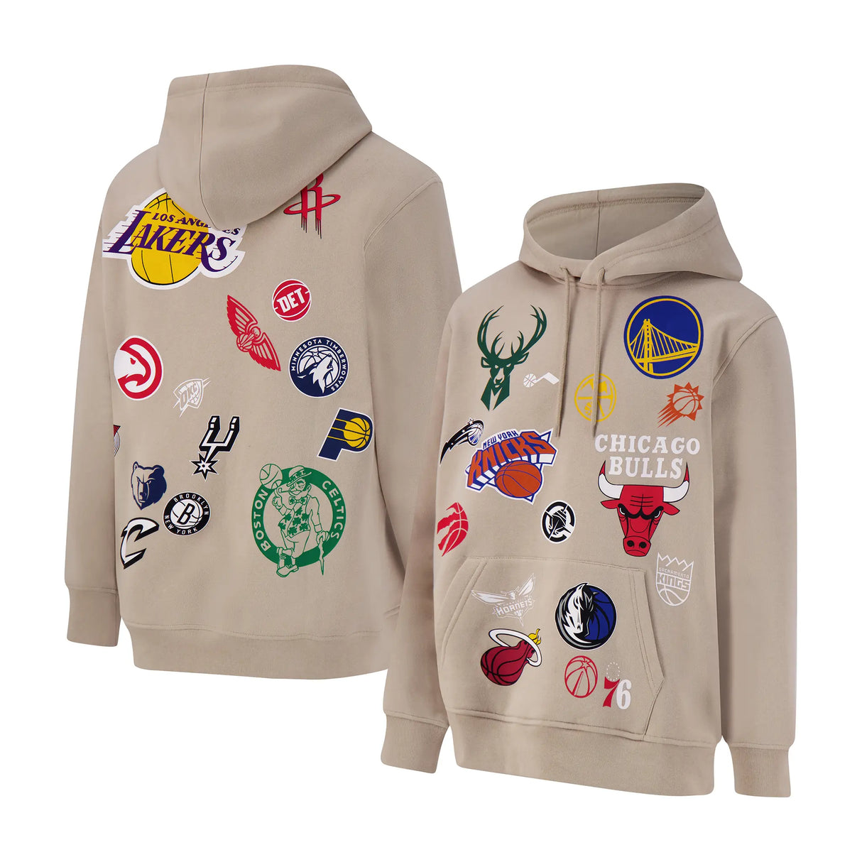 Ultra Game Men's NBA Official Super Soft Multi-Team Hoodie Sweatshirt | Multi-Team