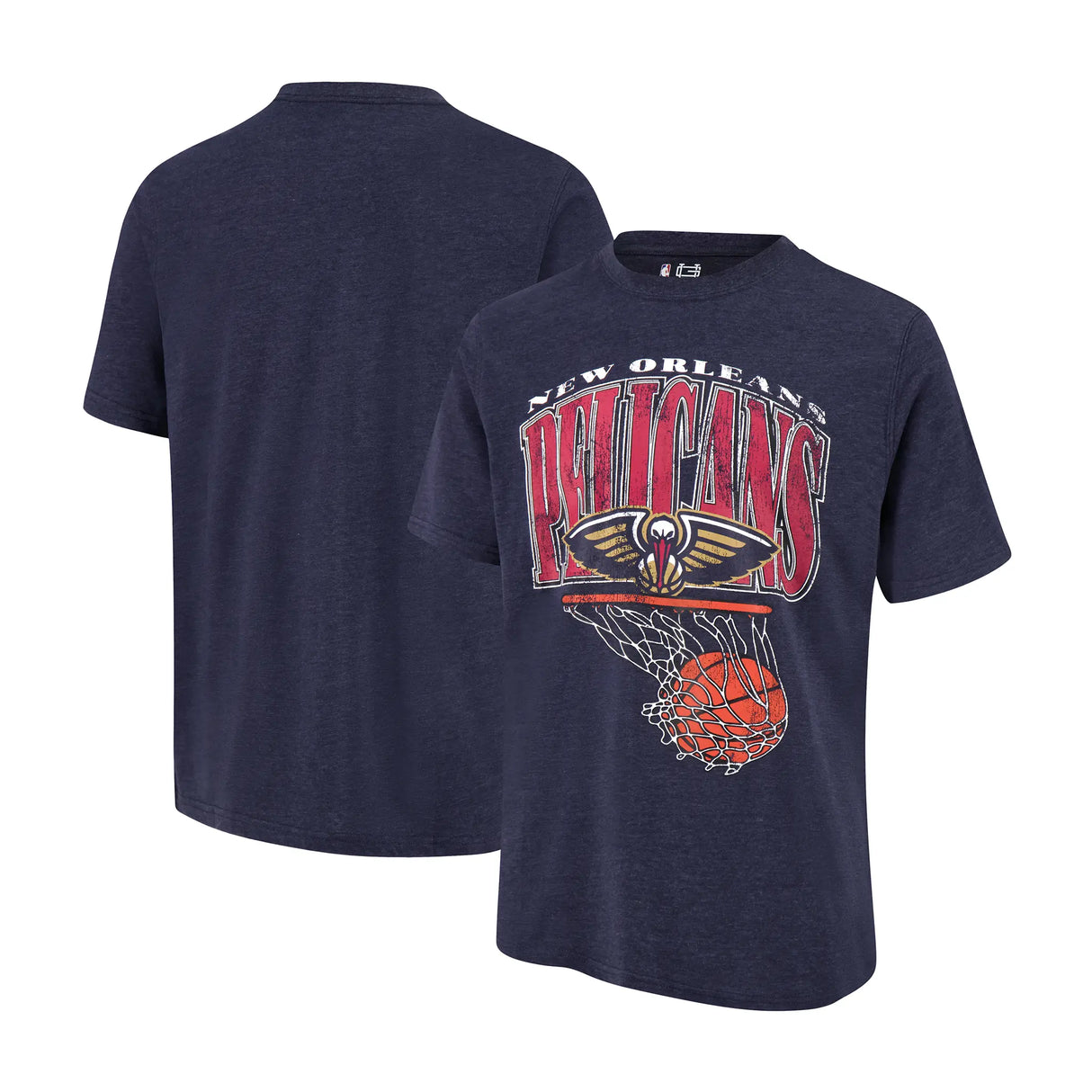 Ultra Game Men's NBA Official Hoops Short Sleeve T-Shirt | New Orleans Pelicans