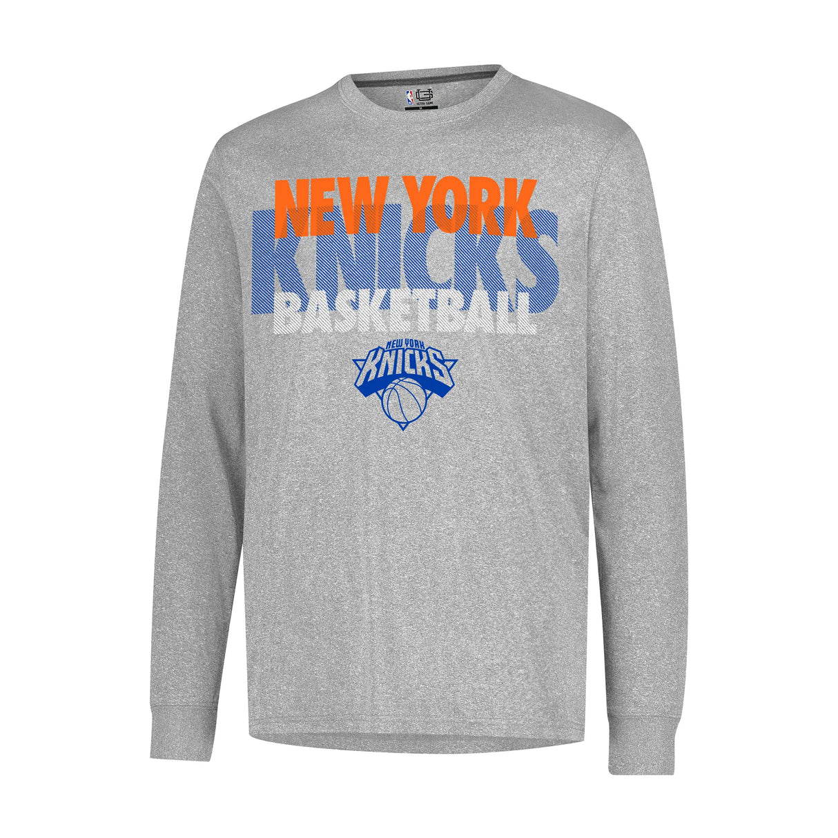 Ultra Game Men’s NBA Official Super Soft Supreme Long Sleeve T-Shirt | New York Knicks