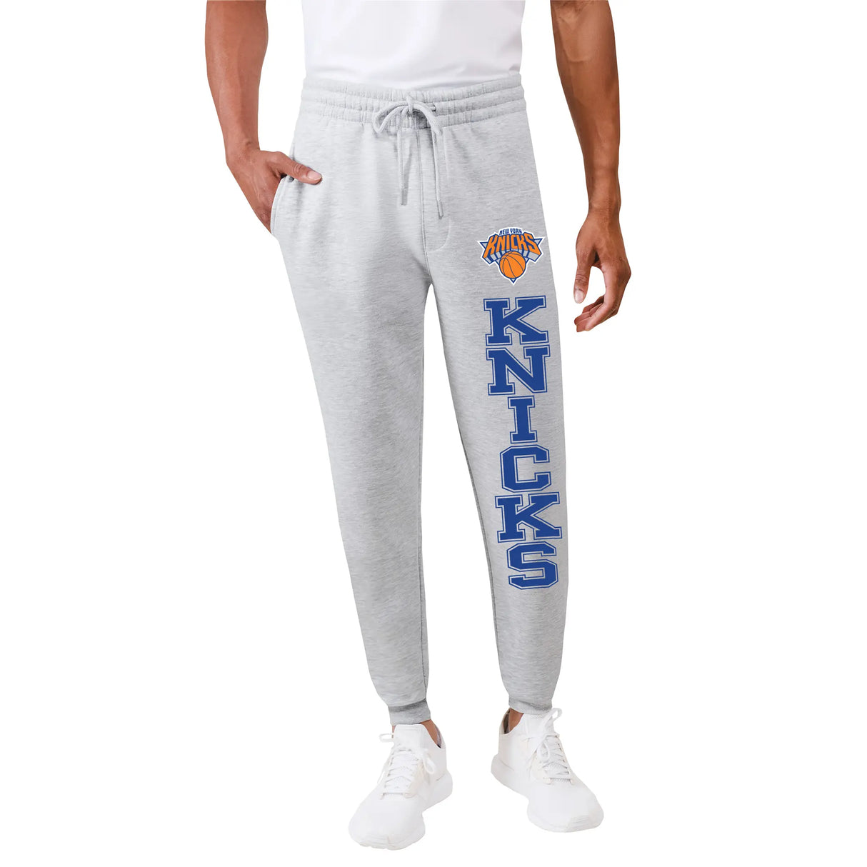 Ultra Game Men's NBA Official Super Soft Team Jogger Sweatpants | New York Knicks