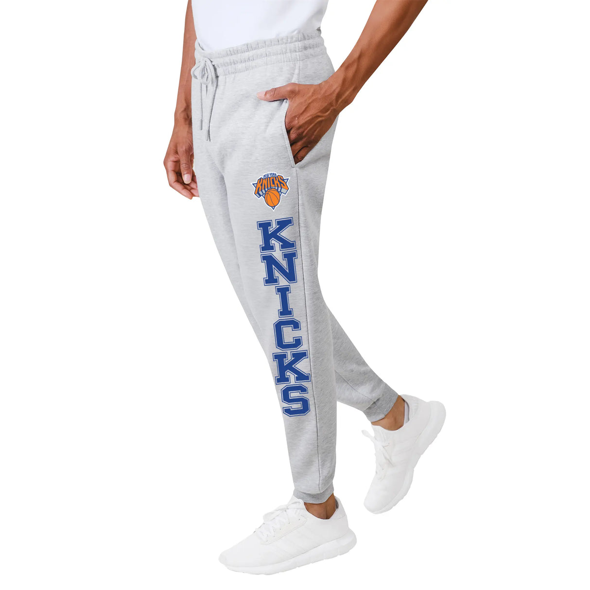 Ultra Game Men's NBA Official Super Soft Team Jogger Sweatpants | New York Knicks