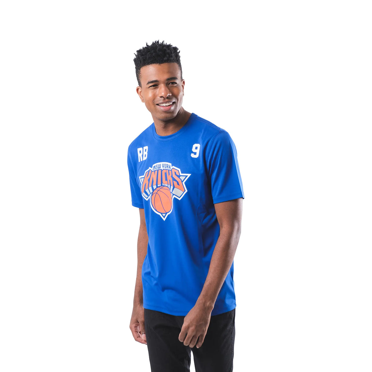 Ultra Game Men’s NBA Official Super Soft Players T-Shirt | New York Knicks - RJ Barrett