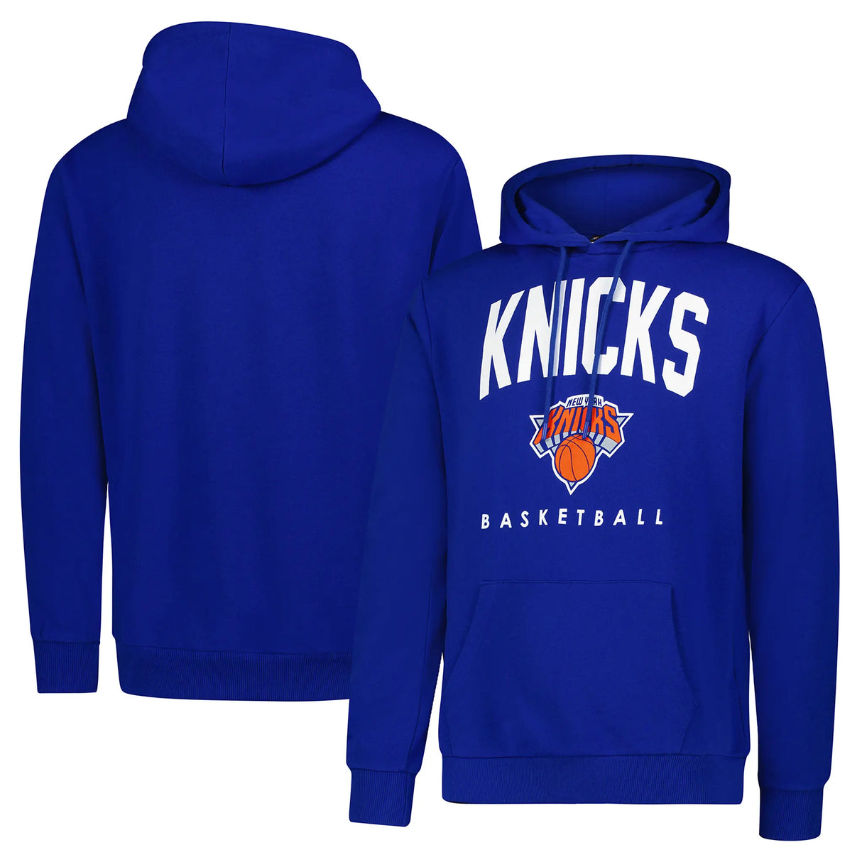 Ultra Game Men's NBA Official Super Soft Teamster Hoodie Sweatshirt | New York Knicks